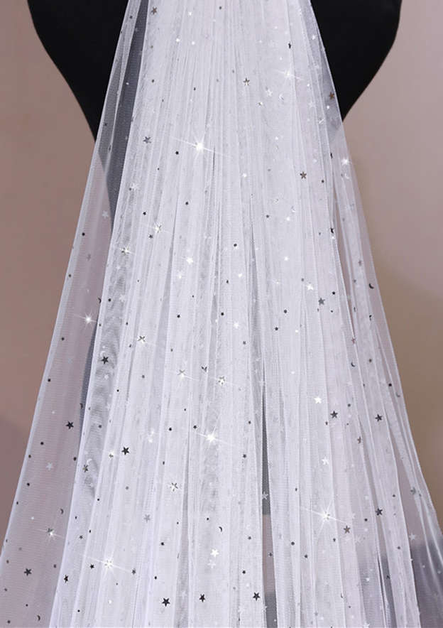 Tulle One-tier Cathedral Bridal Veils