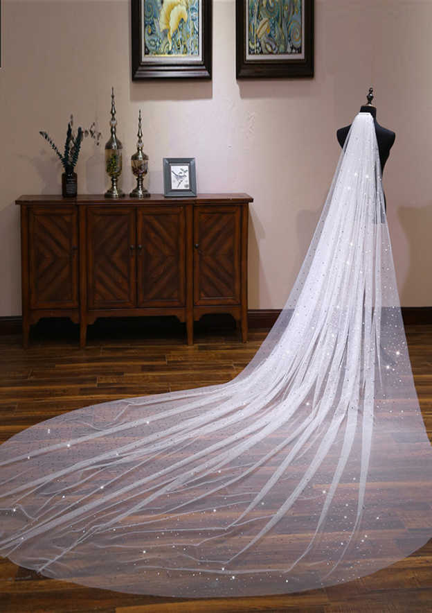 Tulle One-tier Cathedral Bridal Veils