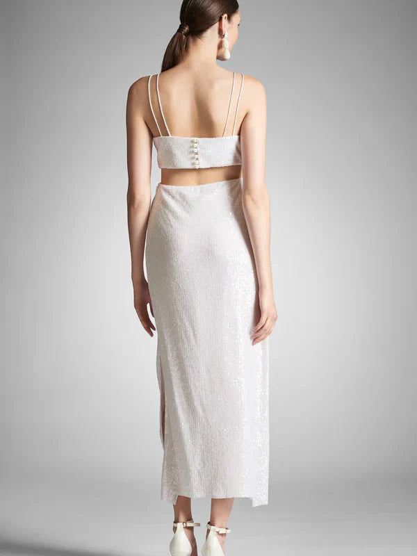 Sheath Spaghetti Straps Ankle-Length Prarty Dresses Homecoming Dresses