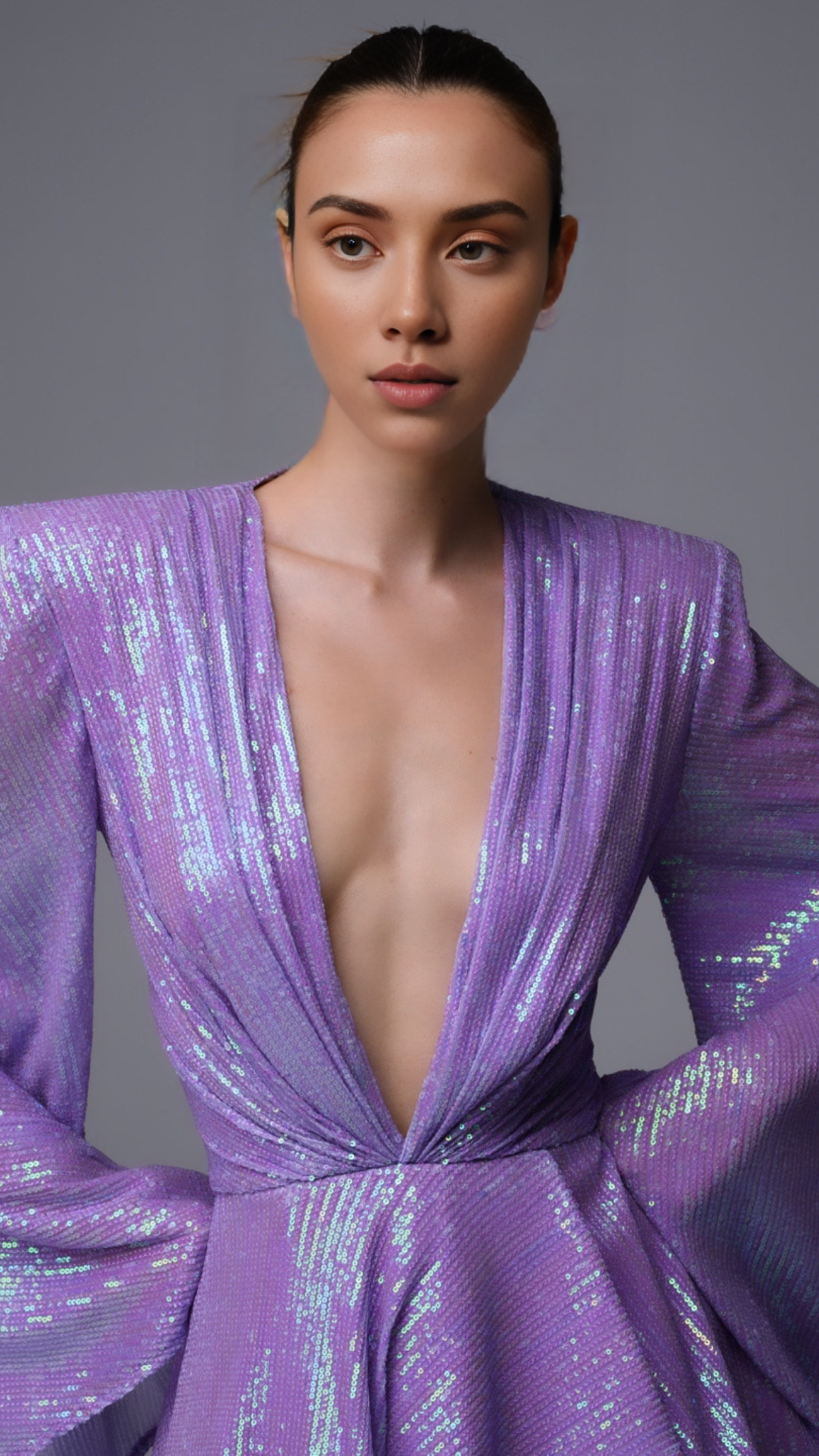 Vestido mini de lentejuelas rojas con escote en V profundo y corte A, vestido de recepción de manga larga, vestido de cóctel negro, vestido de fiesta de graduación de manga larga 