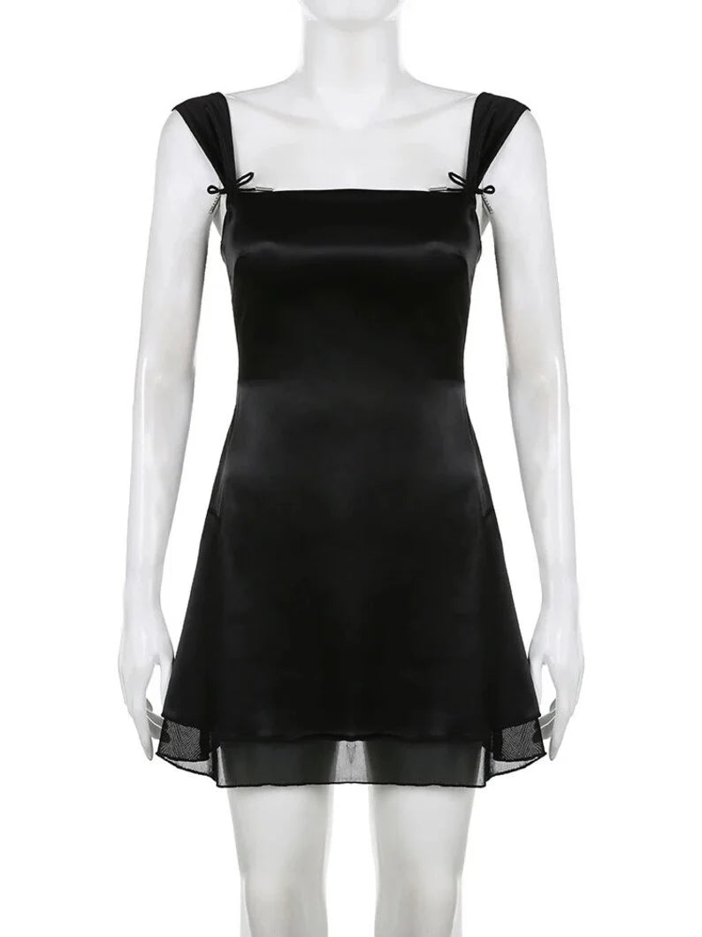 Weitese Dresses Formal Lovely Black Straps A-line Homecoming Dress Stores With Prom Dresses