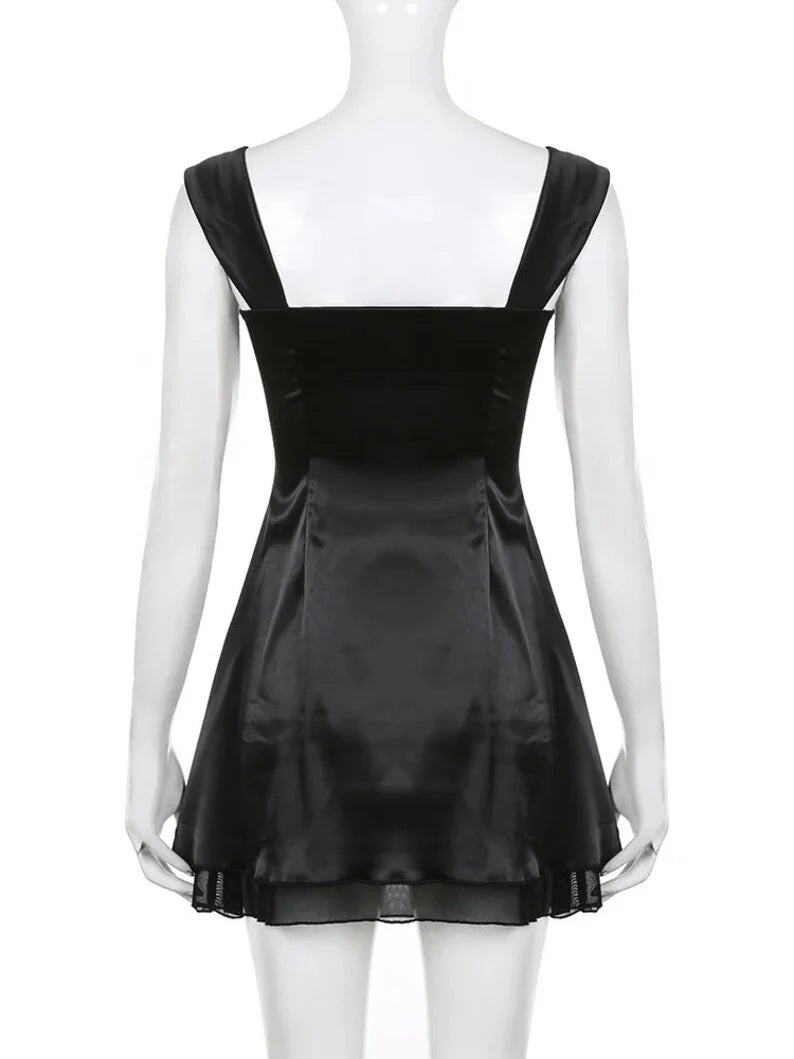 Weitese Dresses Formal Lovely Black Straps A-line Homecoming Dress Stores With Prom Dresses