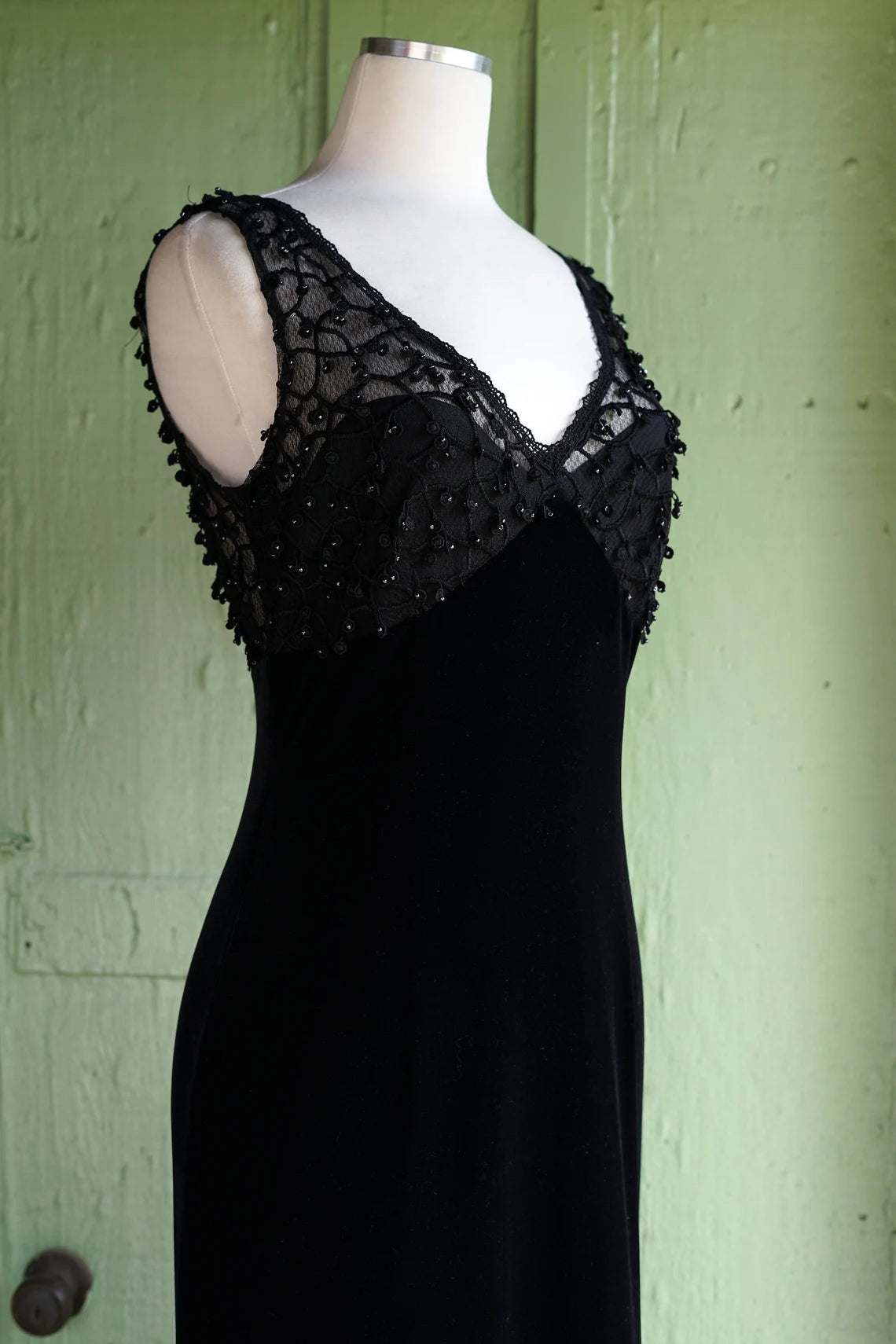 Vestido de fiesta de graduación con escote en V, corte sirena, sin mangas, con cordones, espalda descubierta y largo hasta el suelo 