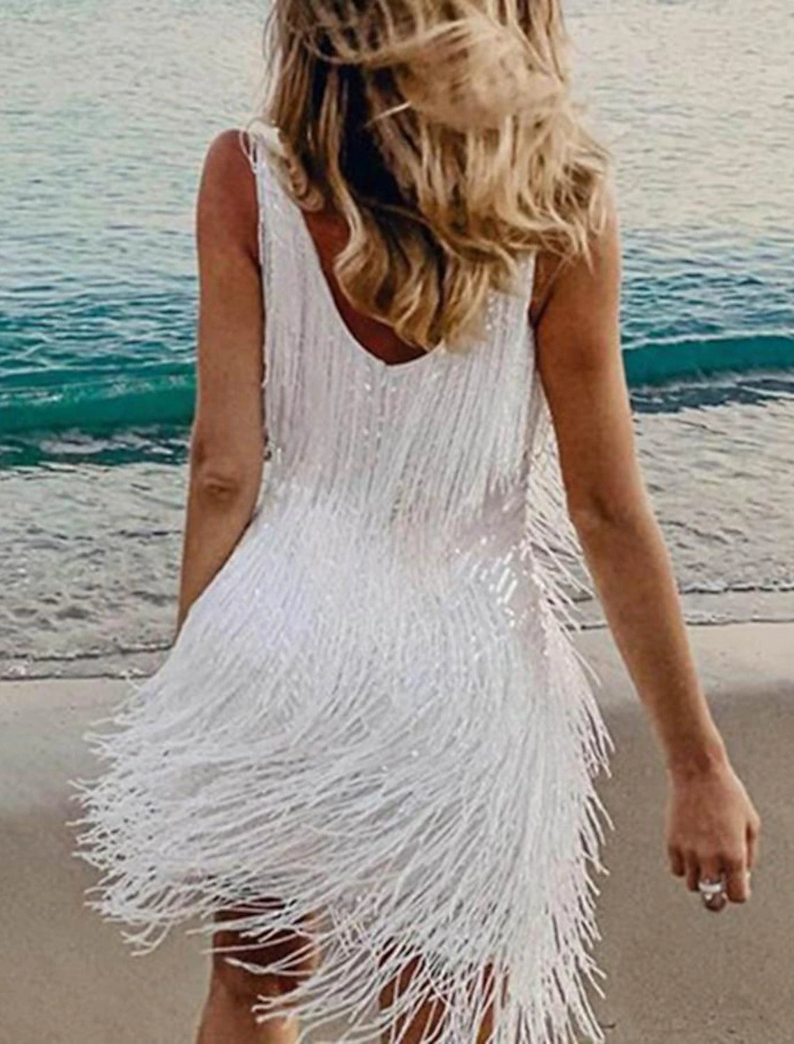 Vintage Dress Flapper Dress Dress Masquerade The Great Gatsby Women's Adults' Sequins Tassel Fringe Cosplay Costume Christmas Party Night out&Special occasion