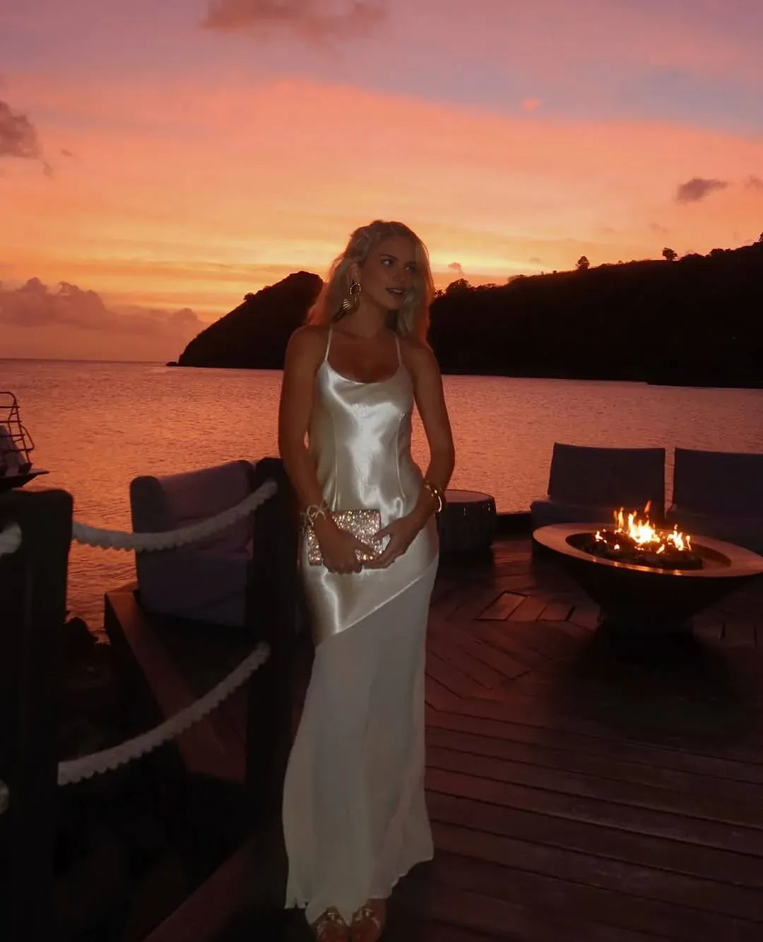 Affordable Fitted Off the Shoulder Sleeveless Satin Floor-Length Prom Dress