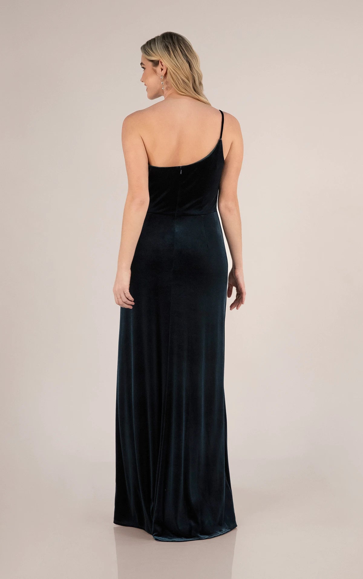 Vestidos de fiesta Weitese, vestidos de dama de honor sexys e impresionantes, diseño asimétrico en suntuoso terciopelo, vestidos formales para mujer. 