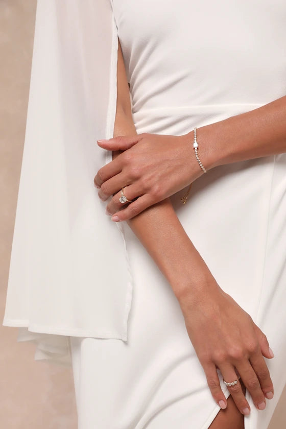 Weitese Formal Women's Dresses Majestic Black Cape Sleeve One-shoulder Maxi Dress Prom Dress Shops