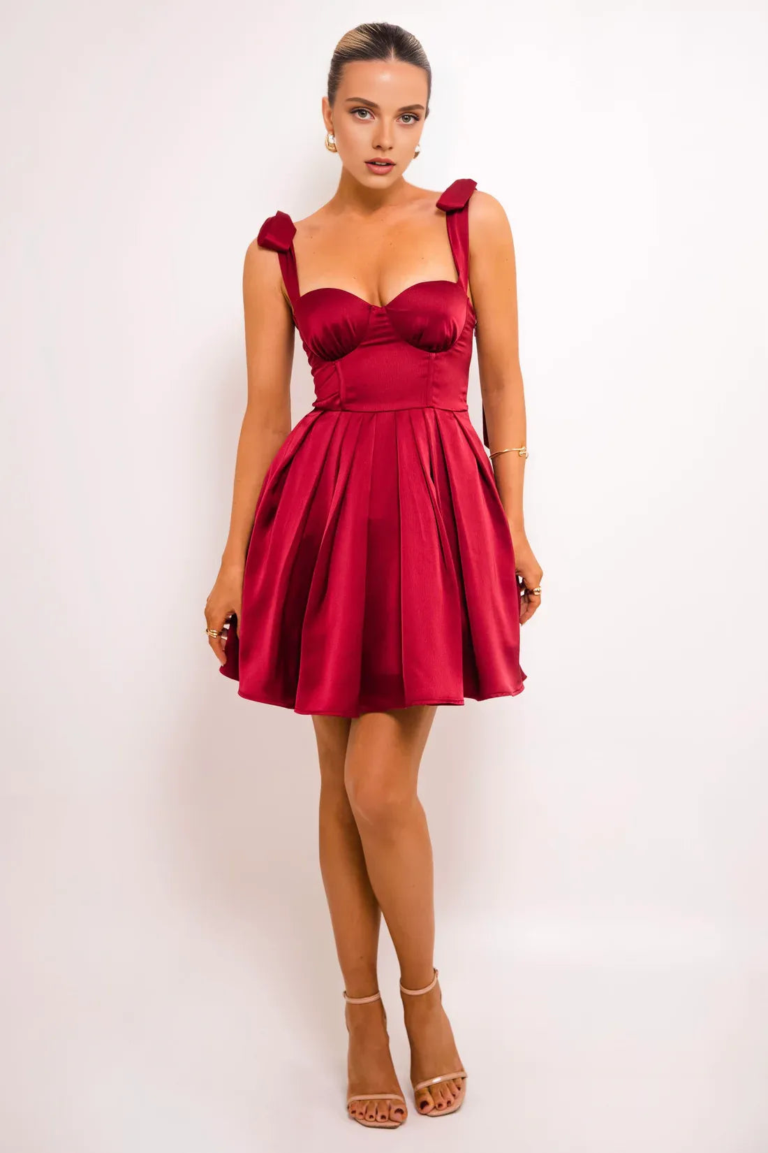 Charming A-Line Square Neck Sleeveless Lace Up Short-Mini Prom Dress