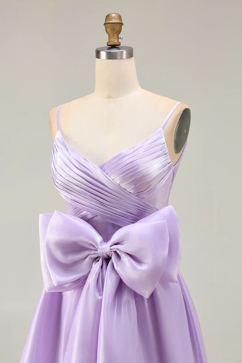 Charming A Line Spaghetti Straps Sleeveless Backless Sweep/Brush Train Prom Dress
