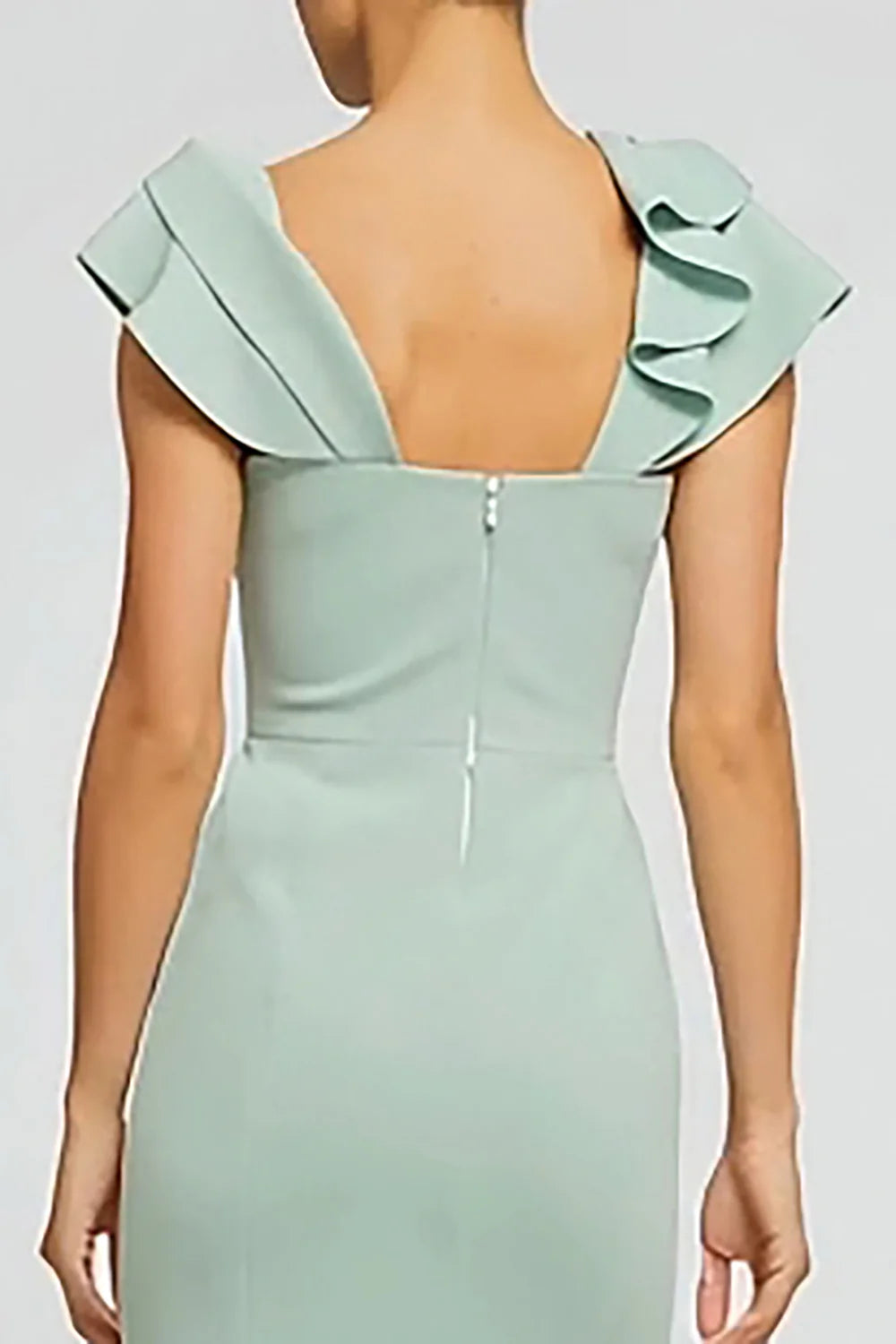 Charming Mermaid/Trumpet Boat Neck Sleeveless Backless Floor Length Prom Dress