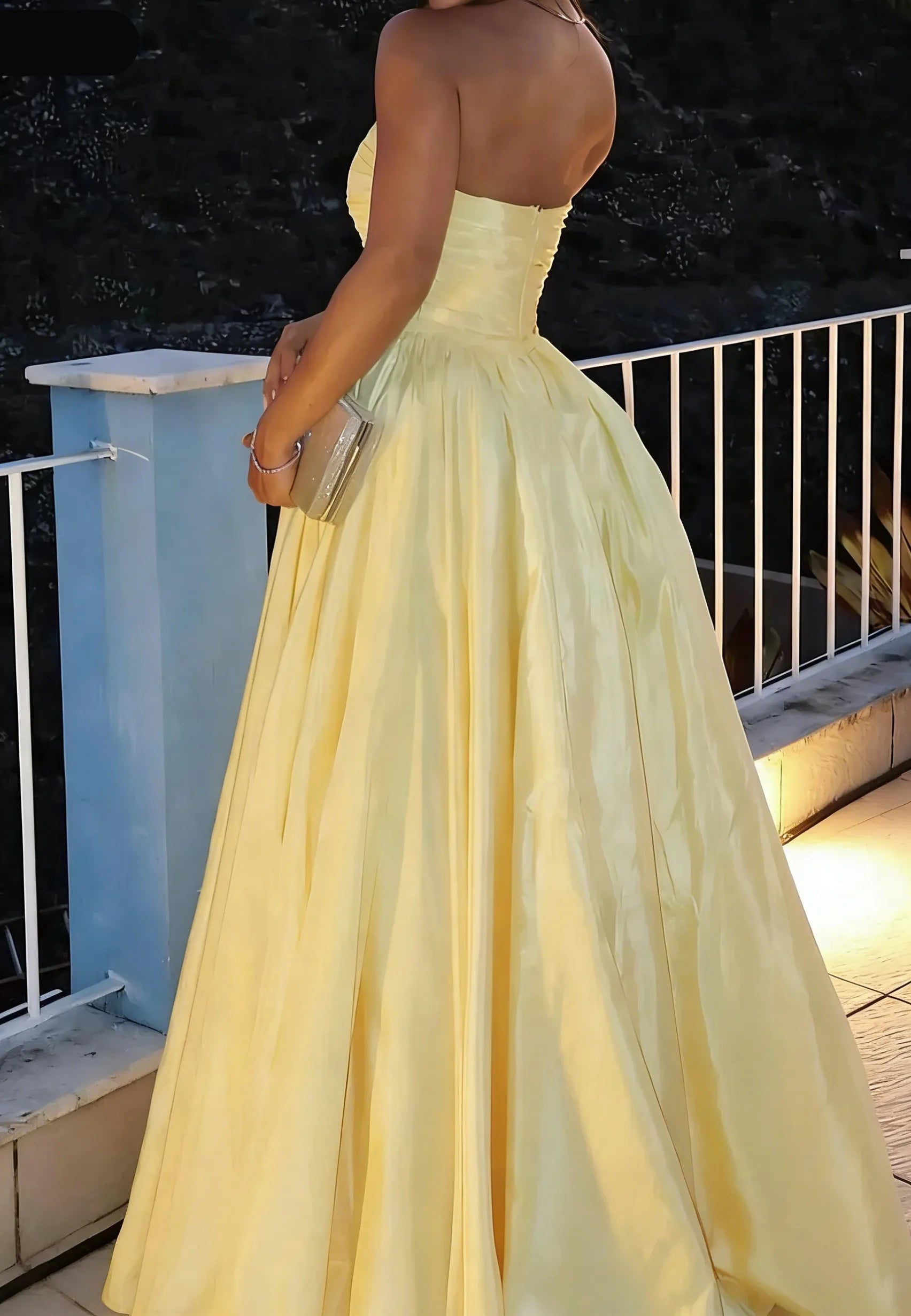 Classy Off The Shoulder Sleeveless A-Line Pleated Satin Floor Length Prom Dress