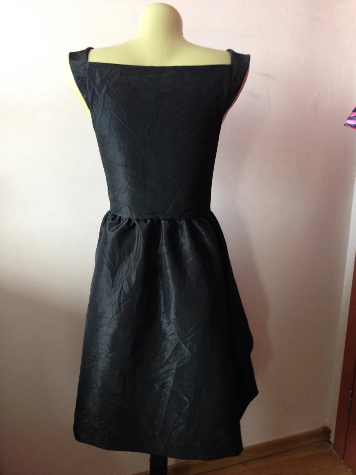 Vestido de noche asimétrico con corsé, vestido de fiesta negro con cuello halter, vestido de dama de honor para fiesta de boda, vestido formal de fiesta, vestido de cóctel 