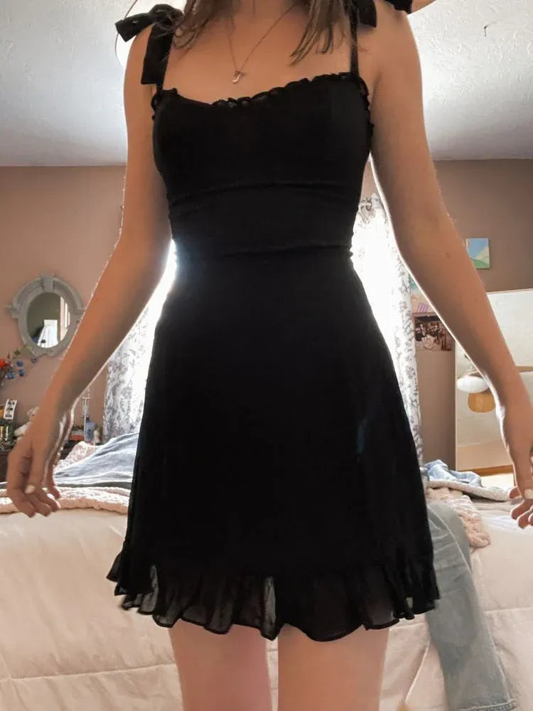 Cute Spaghetti Straps Sleeveless Sheath Chiffon Pleated Short-Mini Homecoming Dress