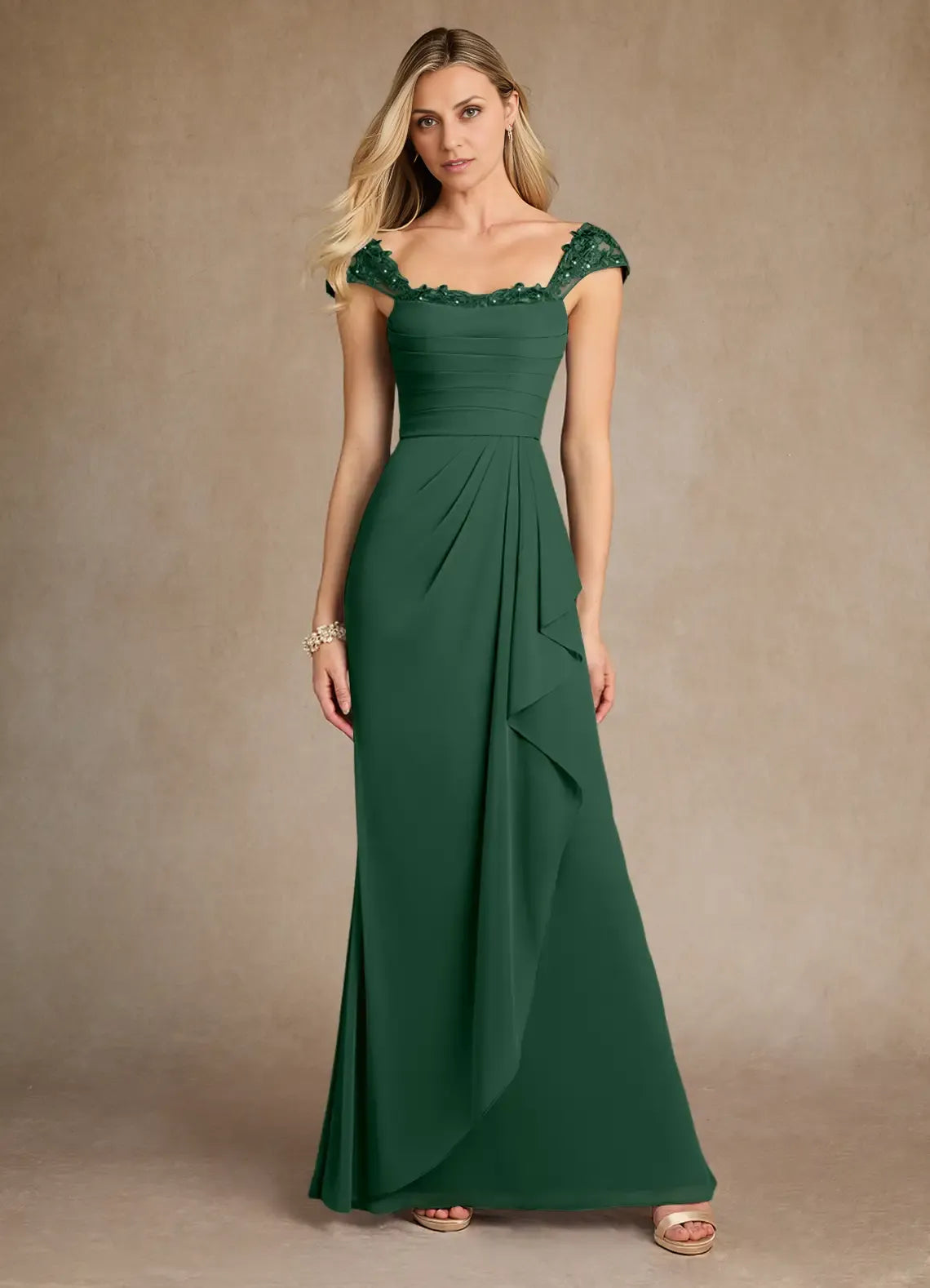 Weitese Dress Stormy Sweetheart Sheath Lace Mother Of The Bride Evening Dress Fashion Cape Sleeve Back Zip Mother Of The Groom Dresses