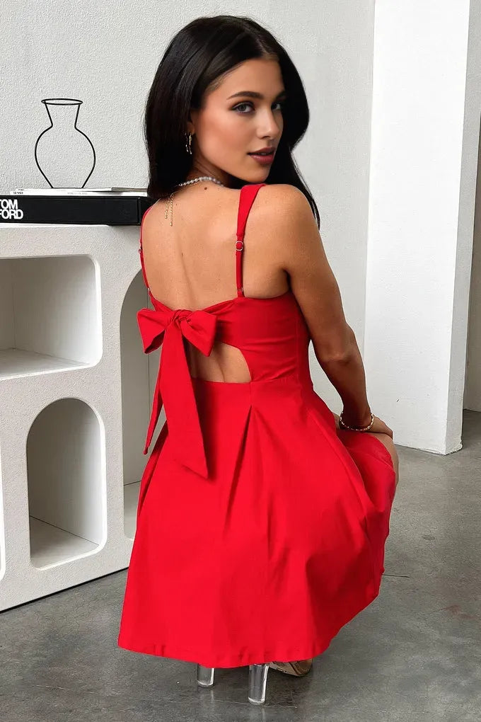 Discount A-Line Square Neck Sleeveless Pleated Satin Short-Mini Homecoming Dress