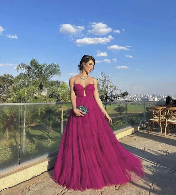 Vestidos elegantes de tirantes finos para fiesta formal, vestidos largos de noche formales / Tiendas con vestidos de fiesta 