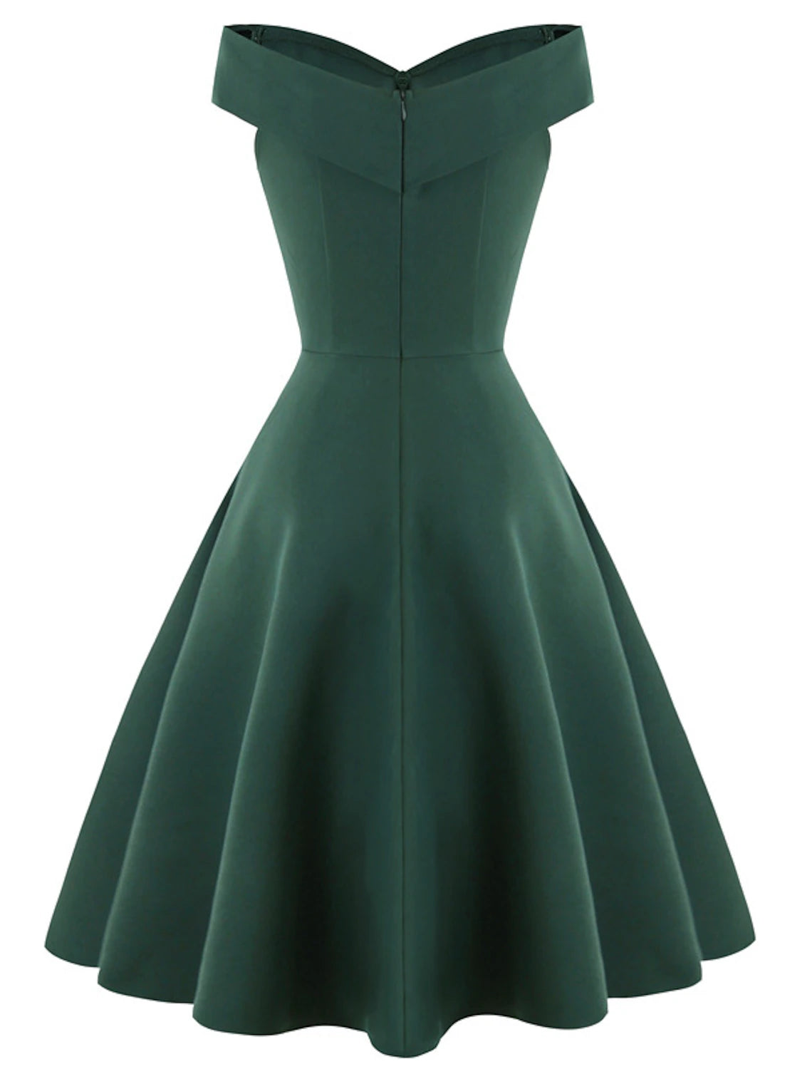 Women's Vintage Tea Dresses Homecoming Dress Cocktail Dress Mini Dress Black Wine Navy Blue Sleeveless Pure Color Backless Summer Spring Fall Off Shoulder 1950s Party Wedding Guest