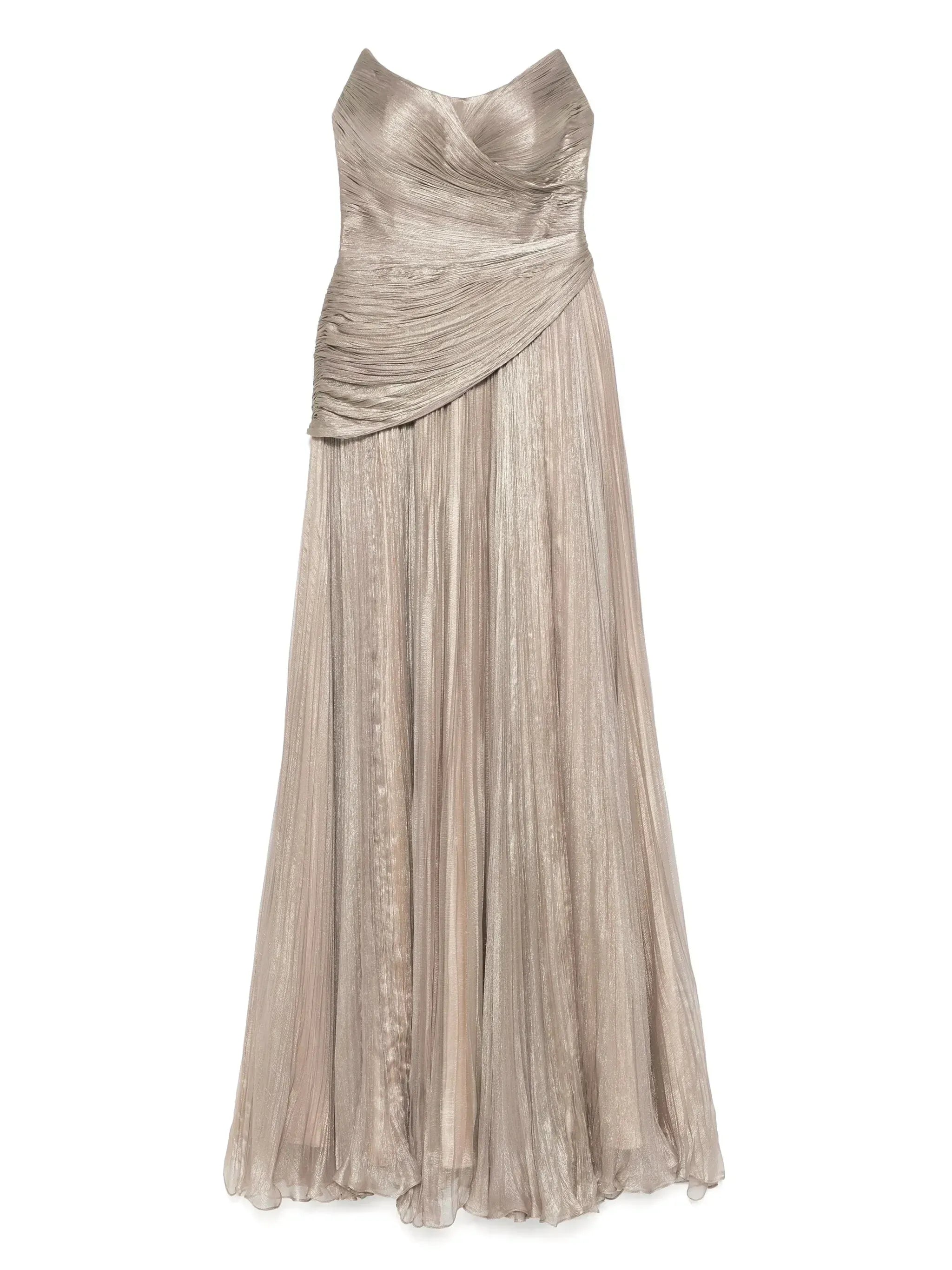 Elegant Flowy A-Line Sweetheart Neck Sleeveless Lace-Up Back Train Evening Dress