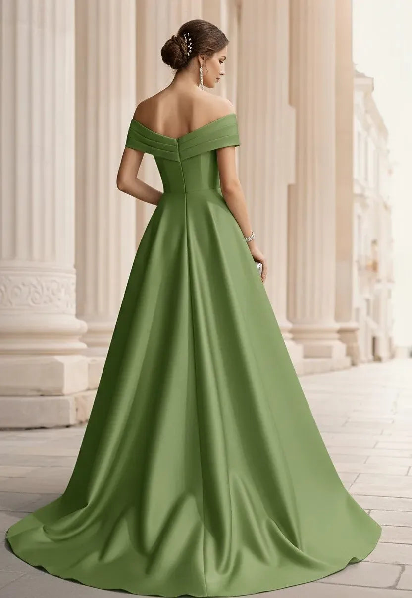 Elegant Mermaid Off Shoulder 3D Floral Maxi Dress