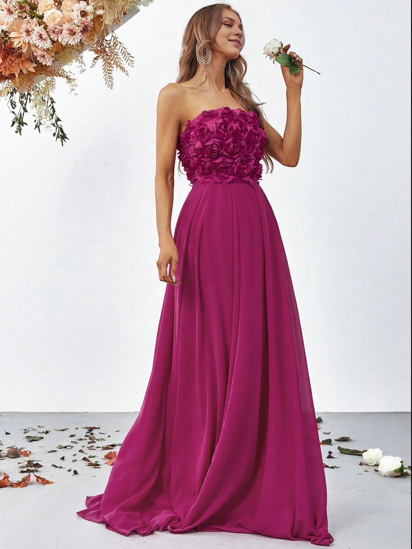 Elegant A-Line Off the Shoulder Sleeveless Backless Sweep/Brush Train Prom Dress