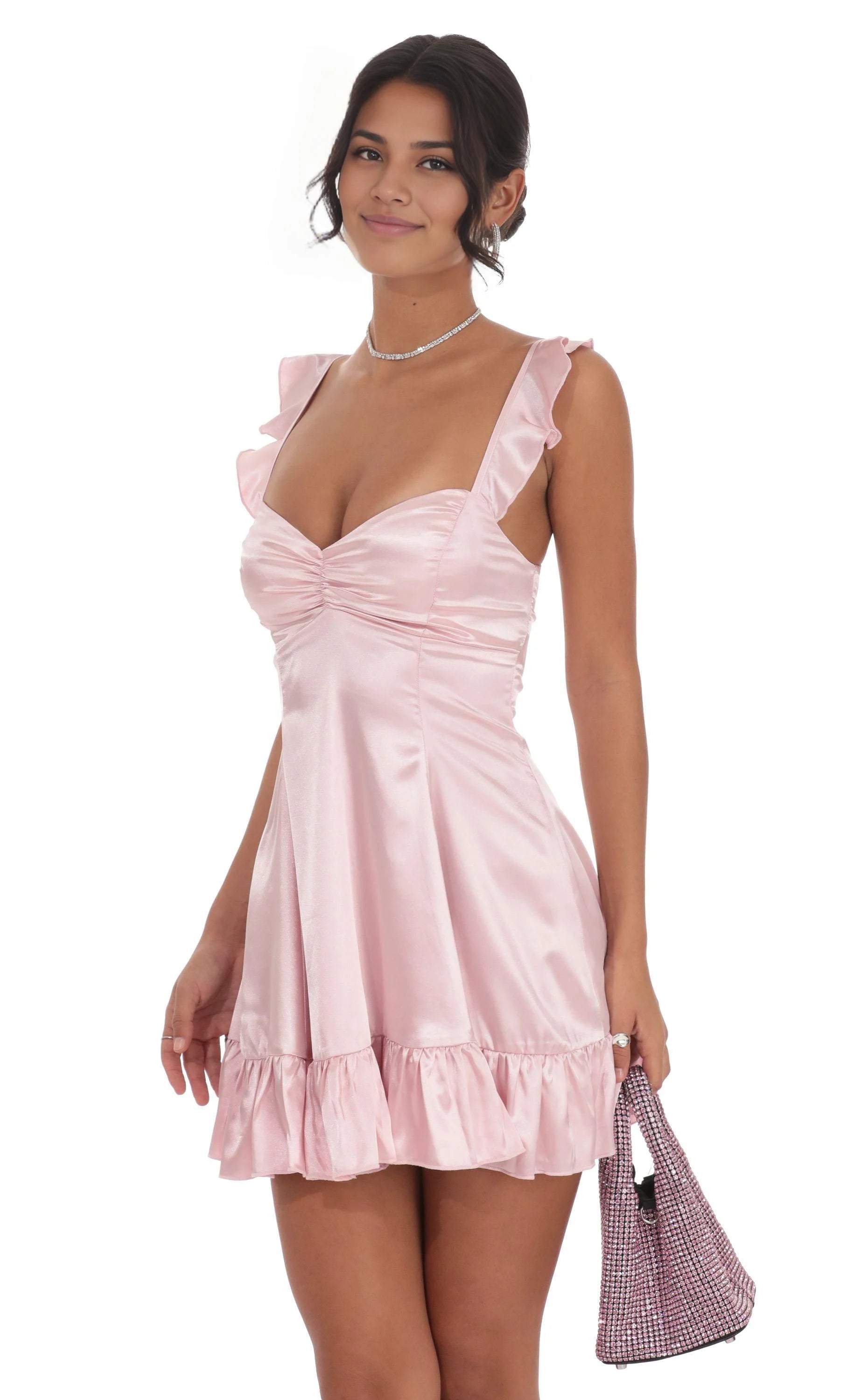 Elegant A-Line/Princess Sweetheart Neck Sleeveless Open Back Short-Mini Homecoming Dresses