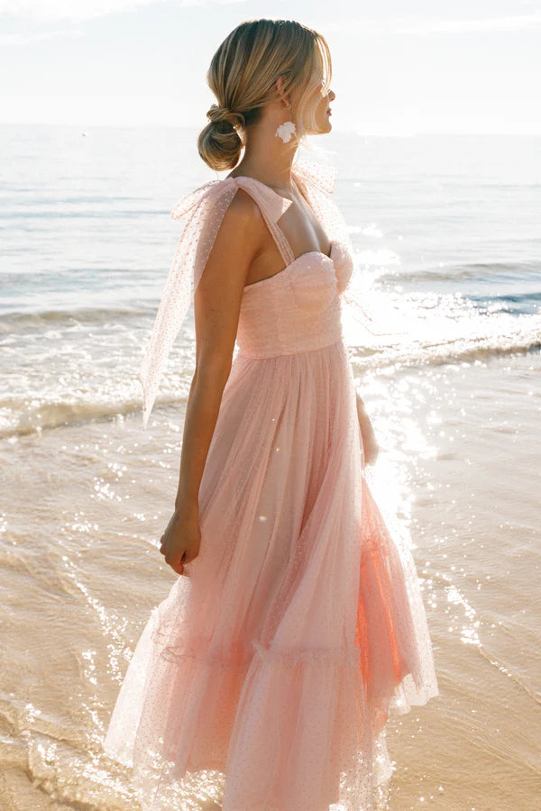 Elegant A-Line Sweetheart Neck Sleeveless Back Zip Ankle-Length Prom Dress