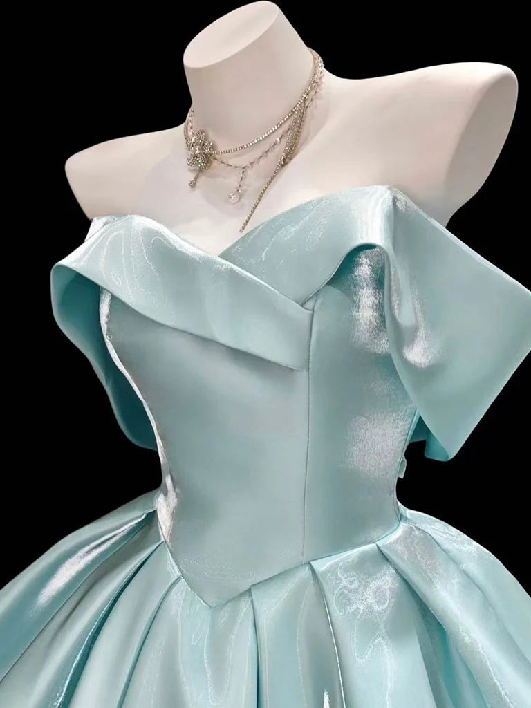 Elegant A-Line Sweetheart Off-Shoulder Backless Short Homecoming Dress