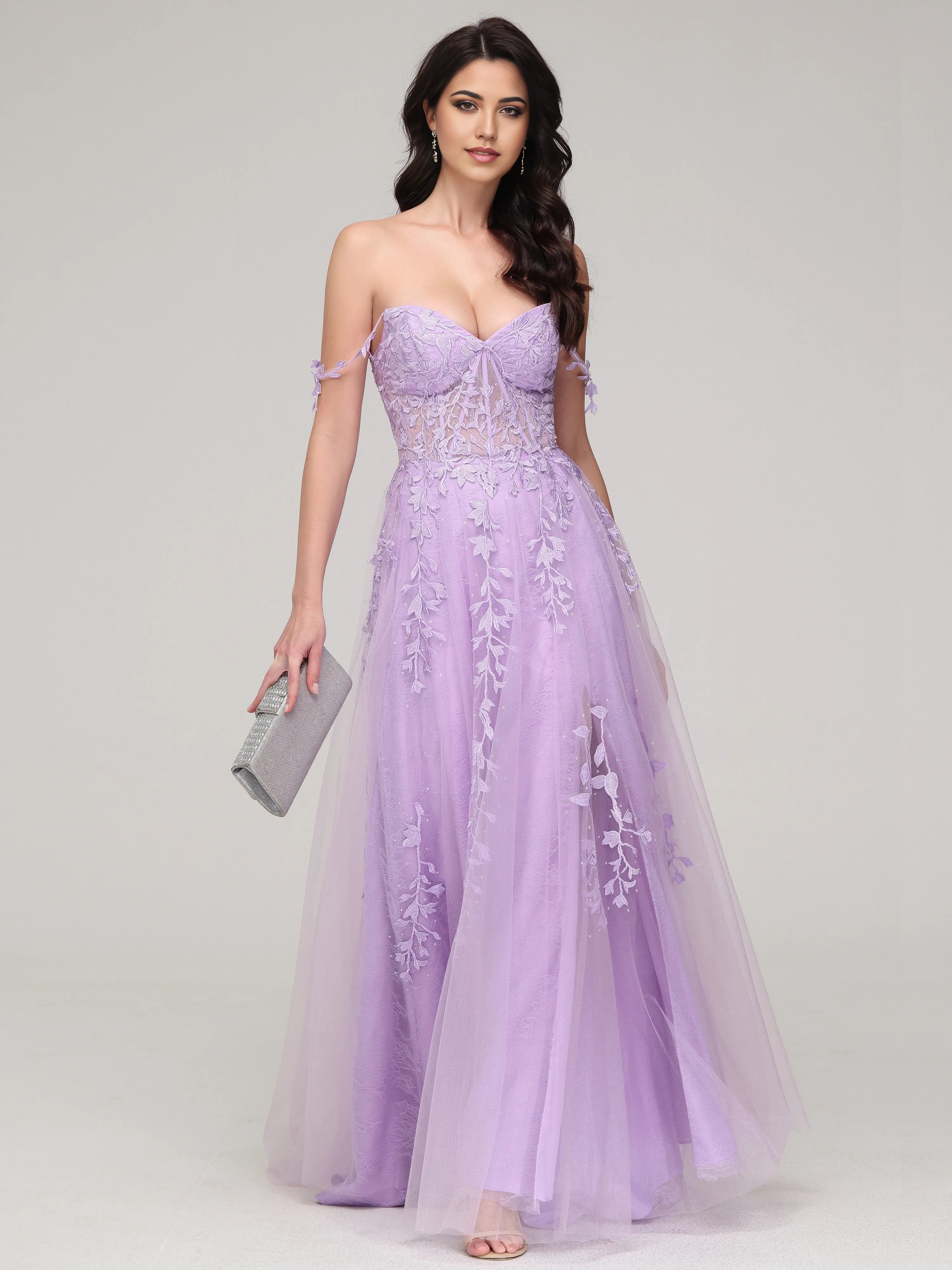 Elegant A-line Sweetheart Neck Sleeveless Zipper Up Sweep/Brush Train Prom Dress