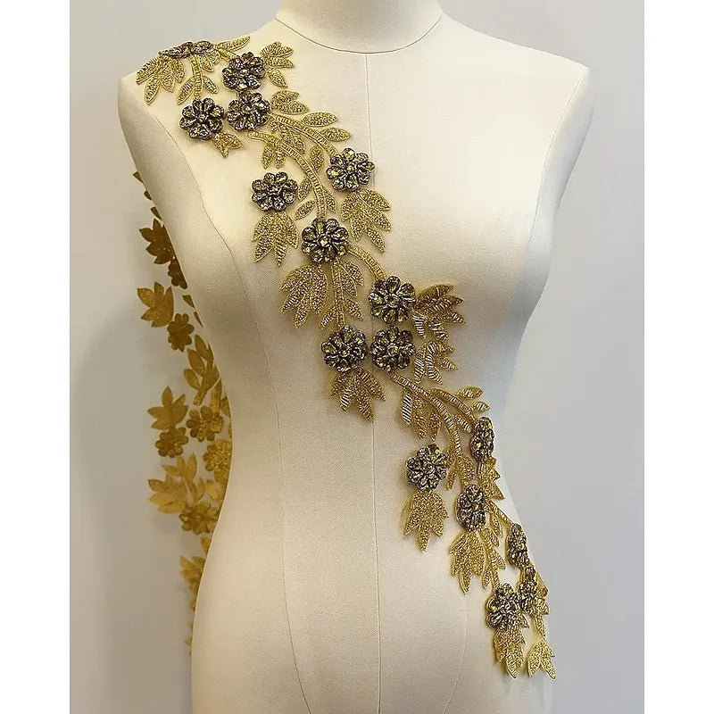 Elegant Mermaid Long Sleeve One Shoulder Appliques Floor-Length Mother Of The Bride Dress