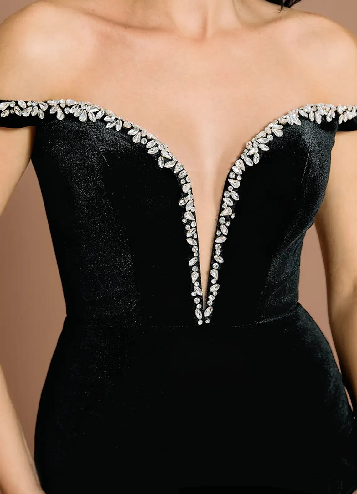 Elegant Mermaid Off the Shoulder Sleeveless Lace Up Sweep/Brush Train Evening Dress