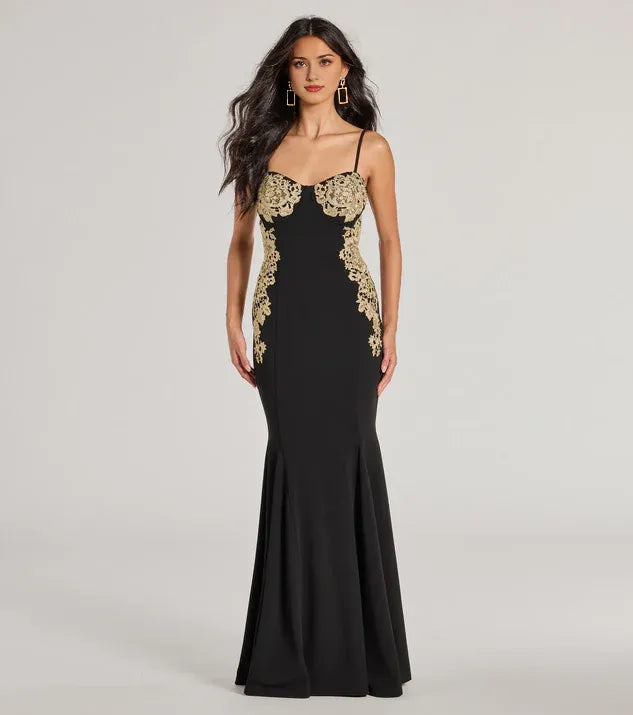 Elegant Mermaid Sweetheart Neck Sleeveless Backless Floor-Length Prom Dress