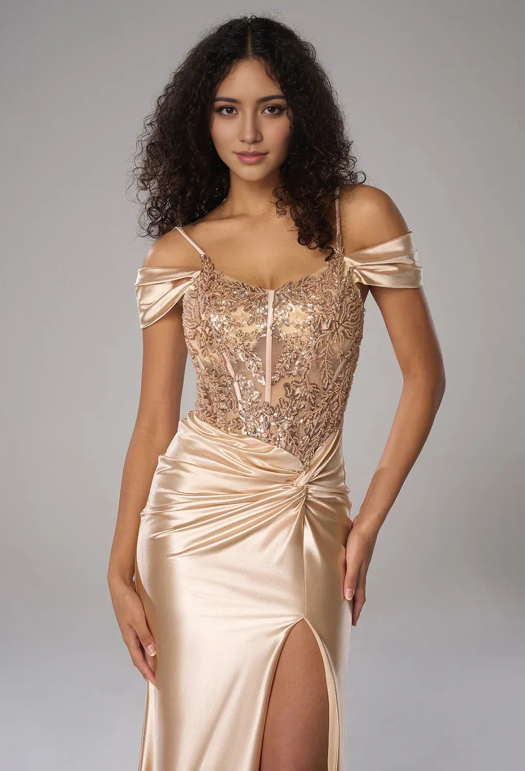 Elegant Mermaid U-Neck Floor Length Spaghetti Straps Prom Dresses Sleeveless Off the Shoulder Evening Dresses Price