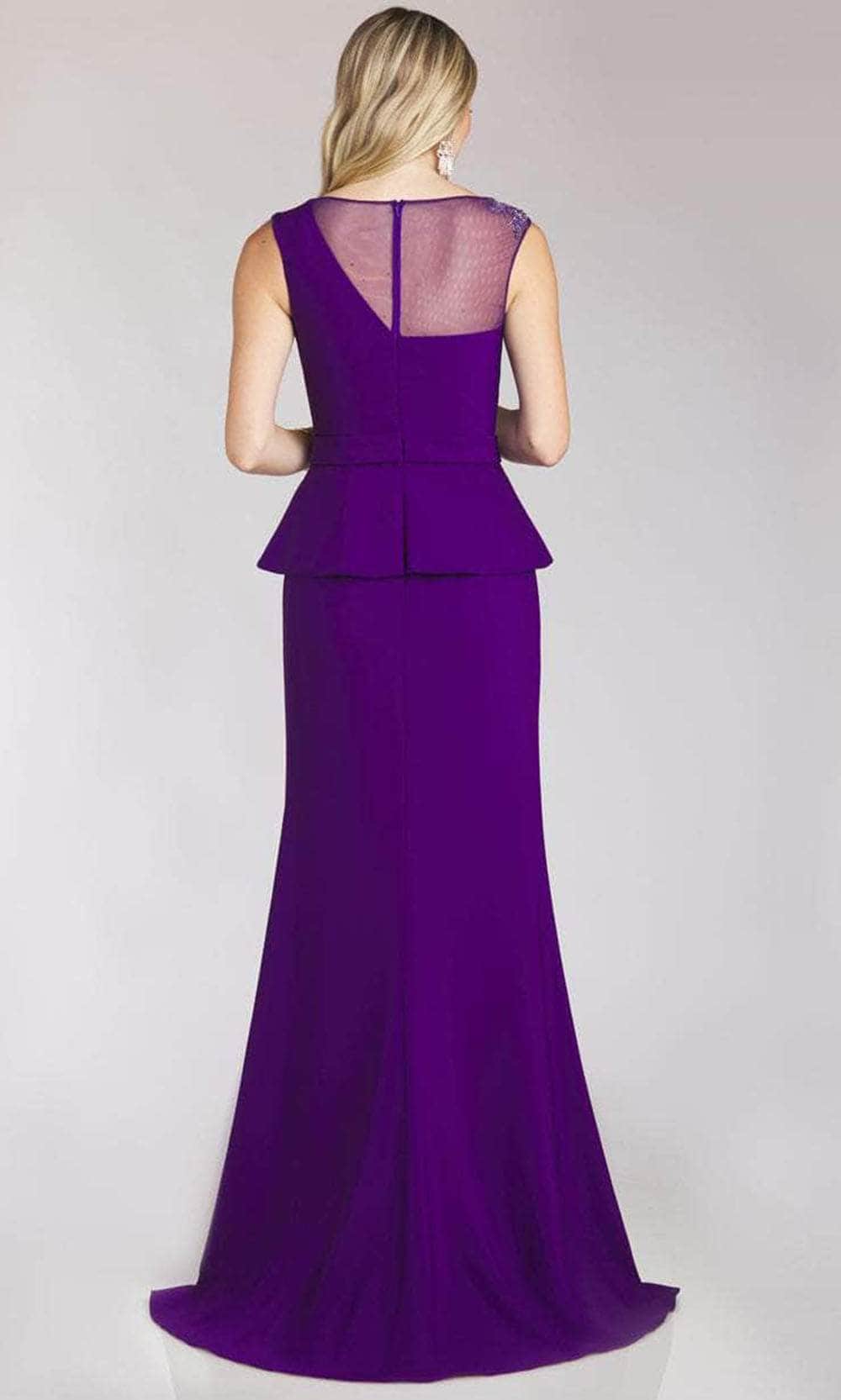 Weitese Stores With Prom Dresses Peplum Illusion Bateau Neck Evening Gown Floor Length Prom Dress Formal Women's Dresses