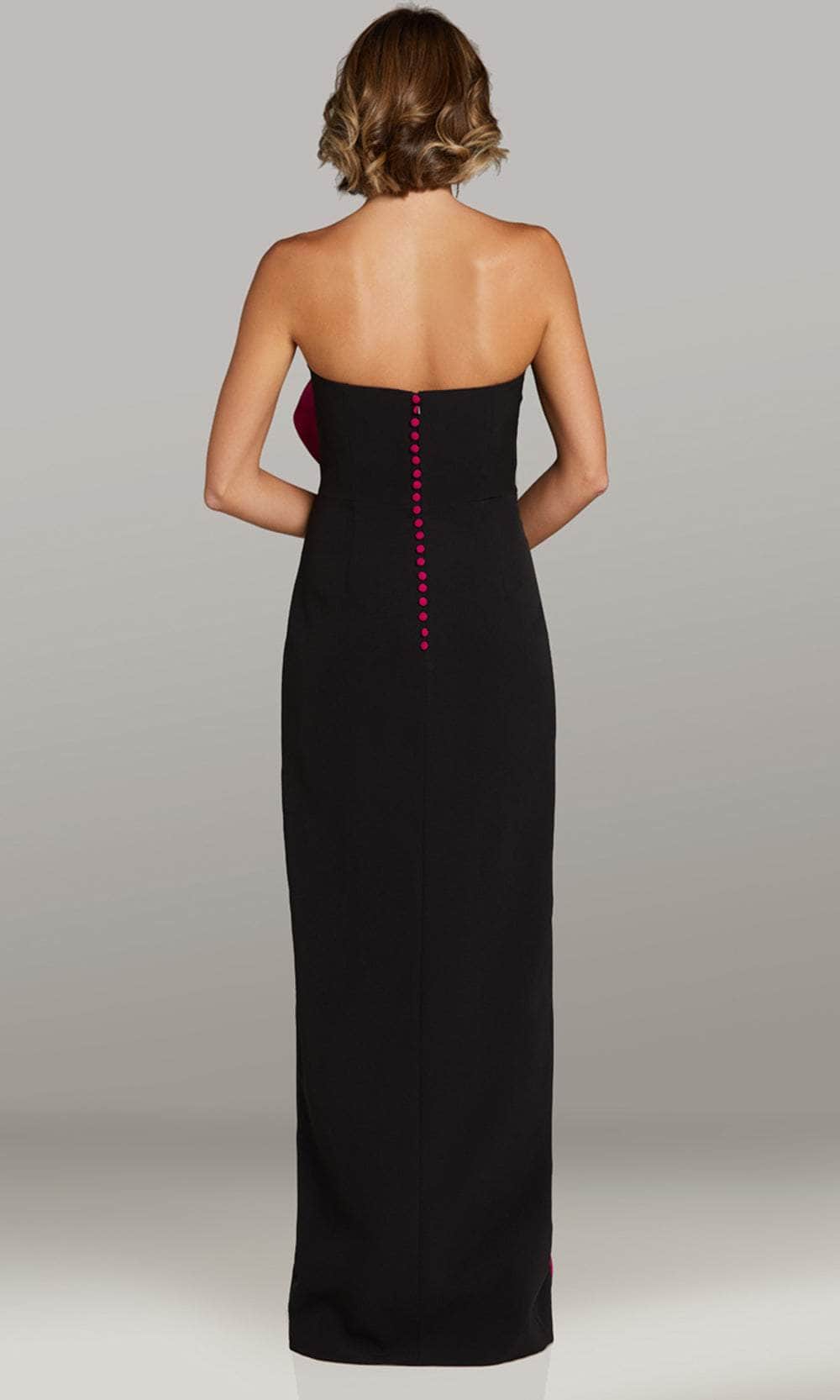 Weitese Stores With Prom Dresses Floral Accent Strapless Evening Gown Prom Dress With Slit Formal Women's Dresses