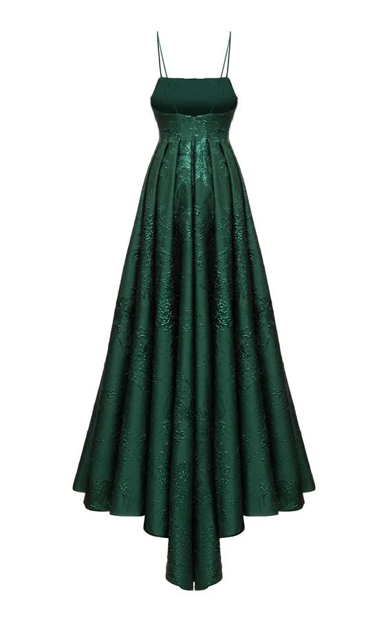 Weitese Formal Wear Dresses Charming Green A-Line Spaghetti Straps Classy Evening Party Dress Prom Dresses Shops Formal Women's Dresses