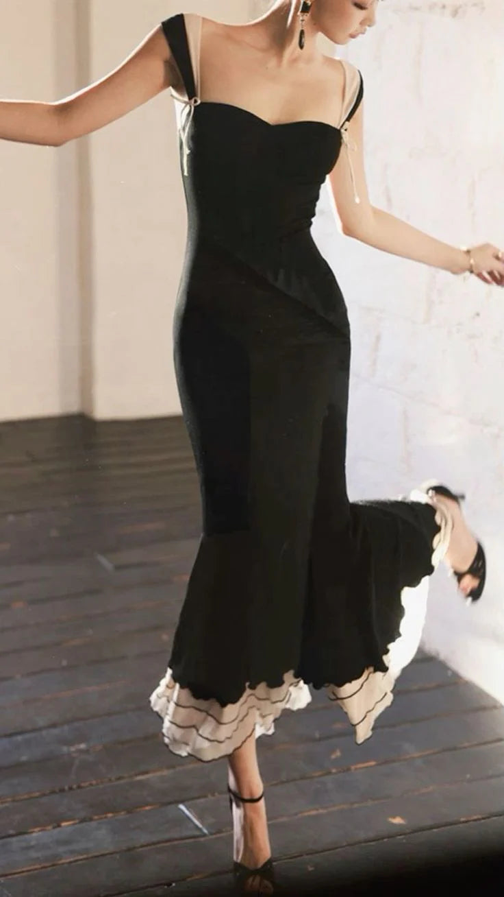 Vestidos formales Weitese, encantadores vestidos negros de sirena con tirantes, elegantes vestidos largos de noche para fiesta, vestidos de graduación, tiendas de vestidos formales para mujer 