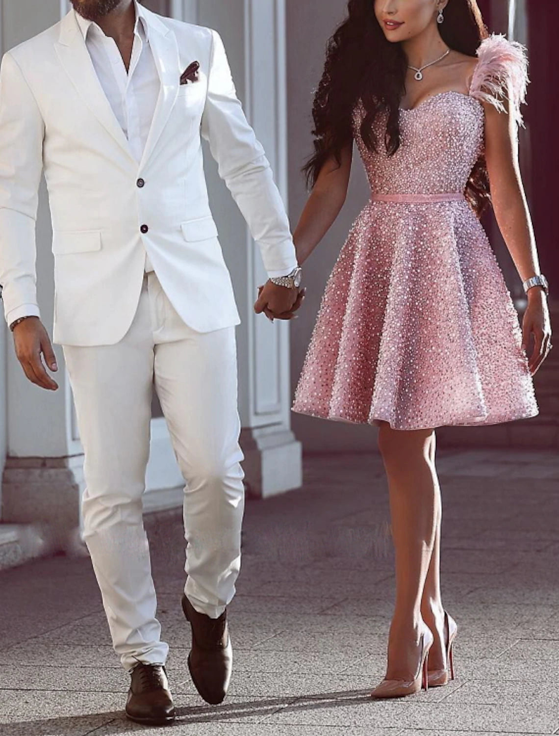 A-Line Cocktail Dresses Party Dress Valentine's Day Wedding Guest Short / Mini Sleeveless Sweetheart Satin with Beading