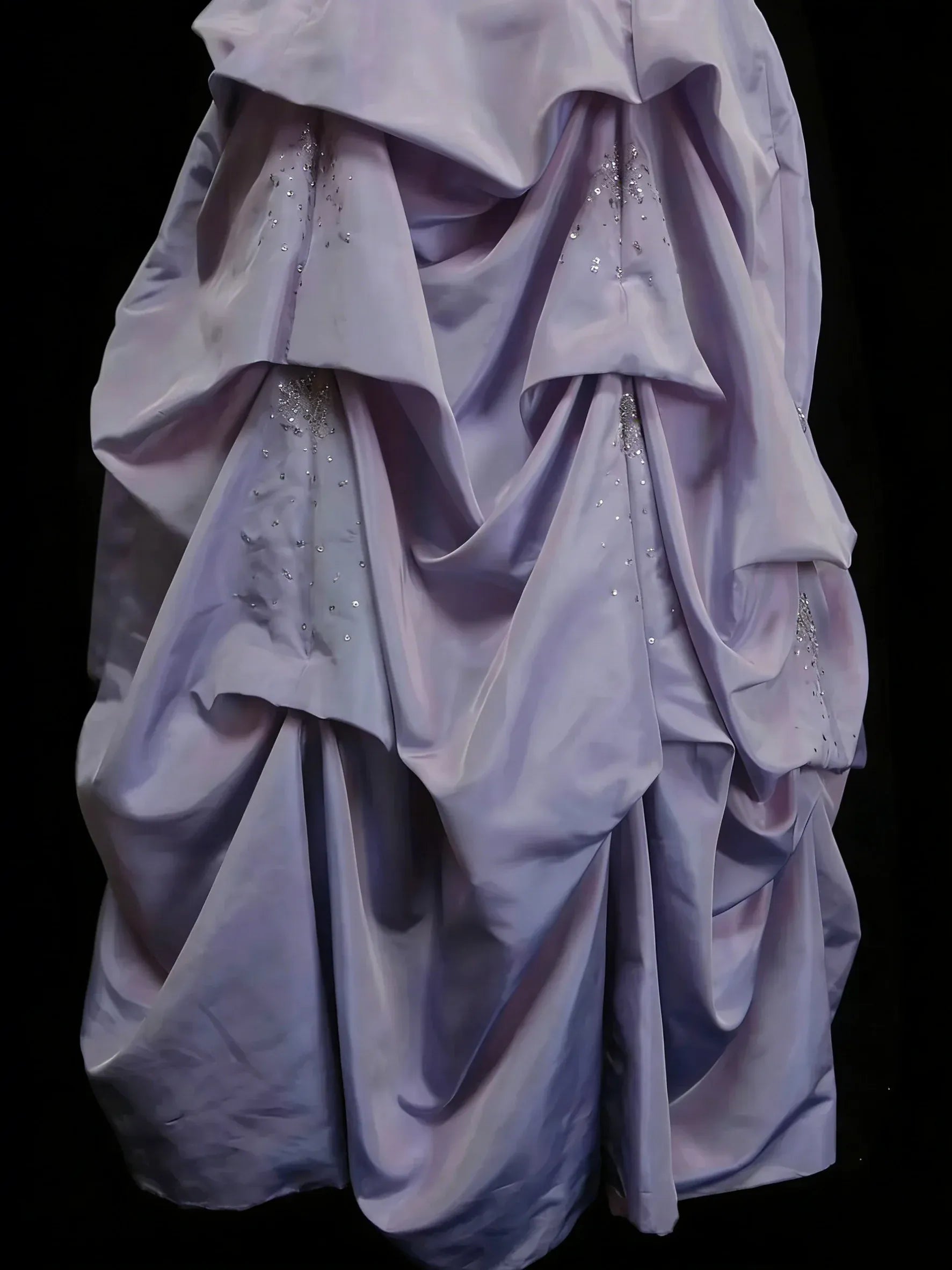 Fairy A-Line Strapless Sweetheart Sleeveless Zip Back Floor-Length Homecoming Dress