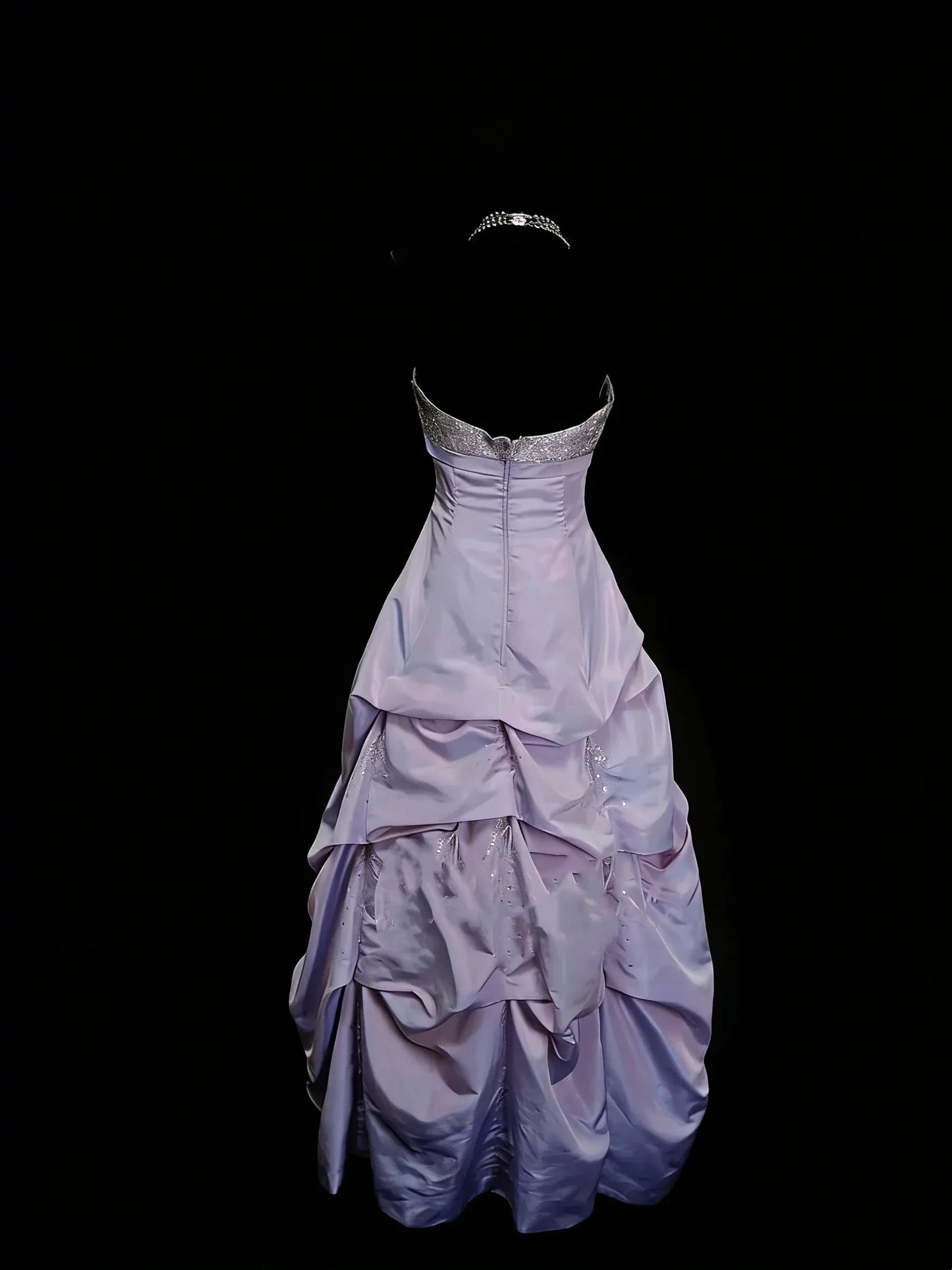 Fairy A-Line Strapless Sweetheart Sleeveless Zip Back Floor-Length Homecoming Dress