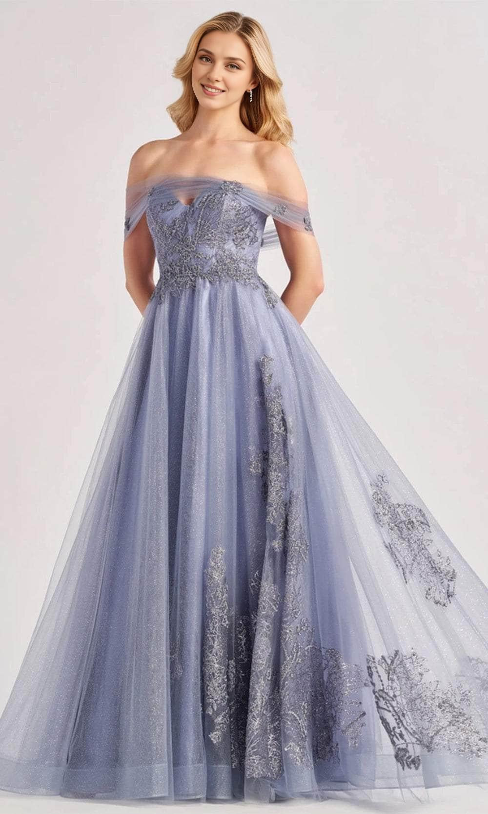 Prom Dresses Shops Off Shoulder Tulle Prom Dress Strapless Sleeveless Formal Dress Floor Length Prom Clothing Formal Women's Dresses