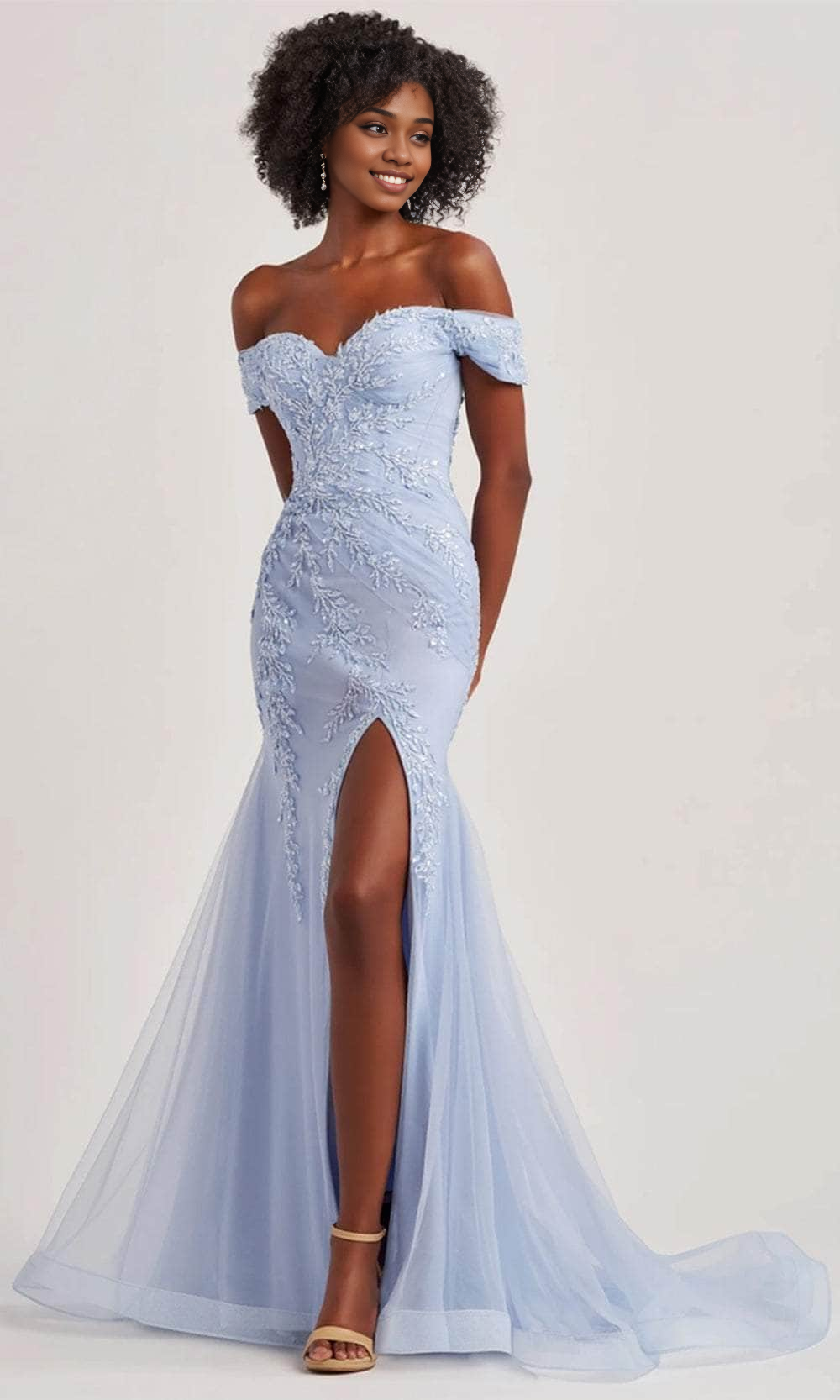 Prom Dresses Shops Off Shoulder Gown Sleeveless With Slit Formal Dress Floor Length Prom Clothing Formal Women's Dresses