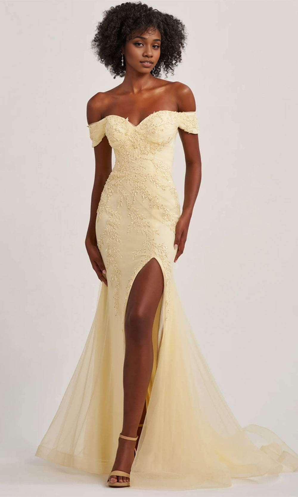 Prom Dresses Shops Off Shoulder Gown Sleeveless With Slit Formal Dress Floor Length Prom Clothing Formal Women's Dresses