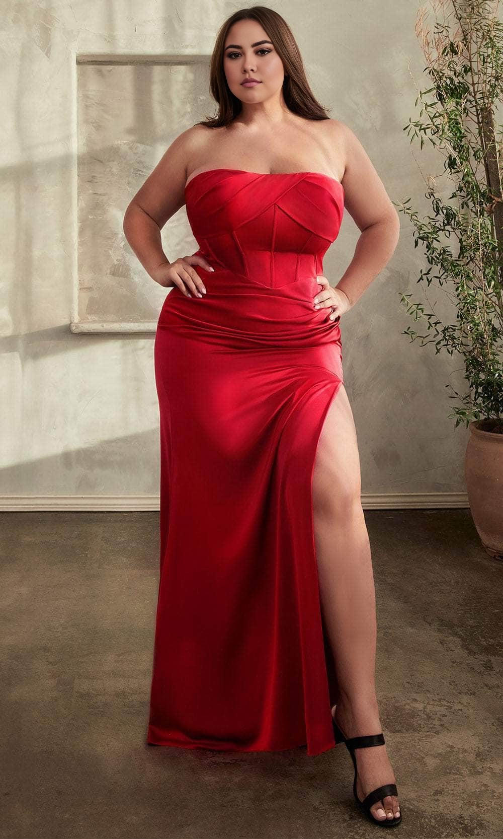 Prom Dresses Shops Prom Gown with Pleated Bodice Semi-Sweetheart Neckline Formal Dress Floor Length Prom Clothing Formal Women's Dresses Plus Size Formal Dresses