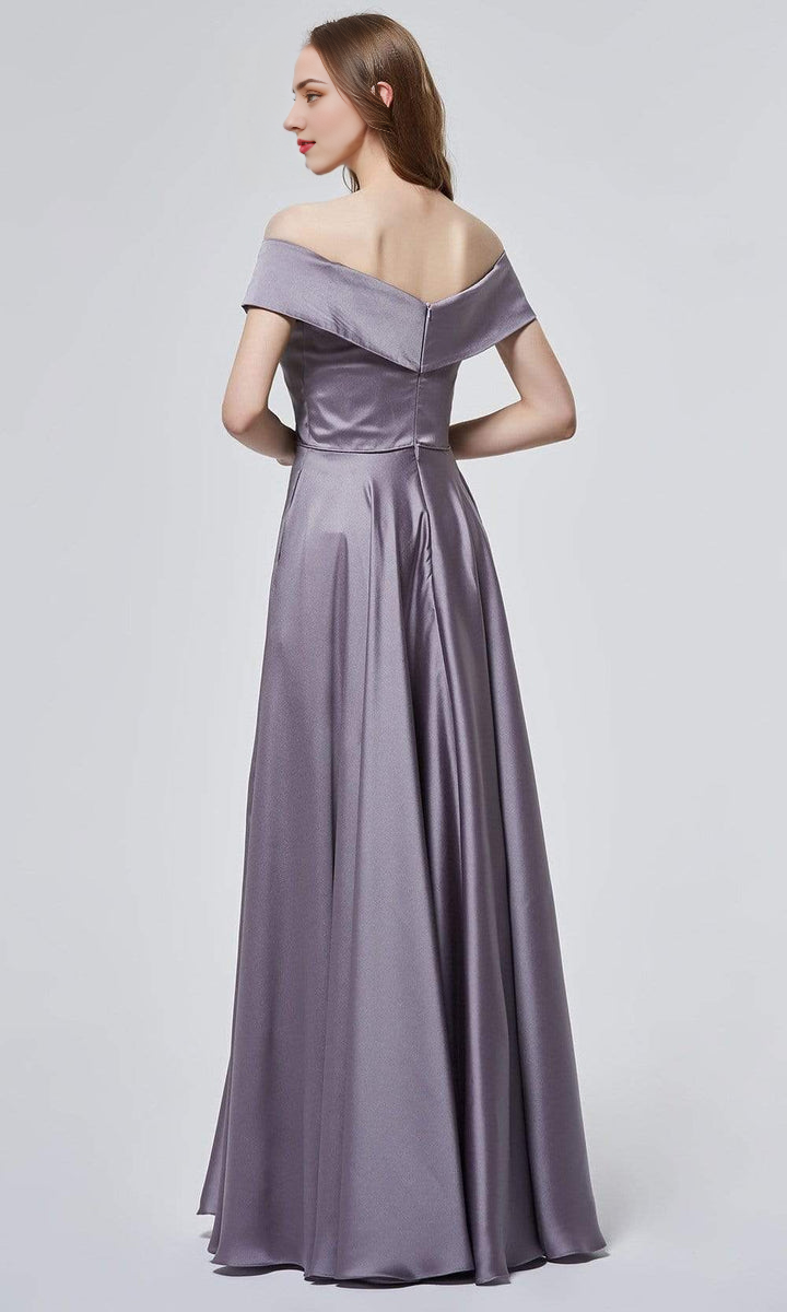 Formal Wear Dresses/ A-line Sweetheart Off Shoulder Minimalist Floor Length Evening Dress/ Evening Dresses For Women