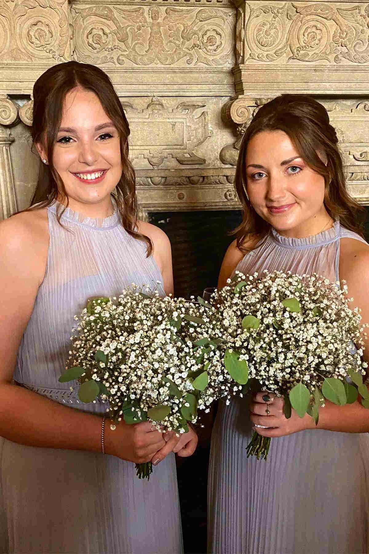 Formal Wear Dresses/Crew Neck Light Dusty Purple Tulle Long Bridesmaid Dress