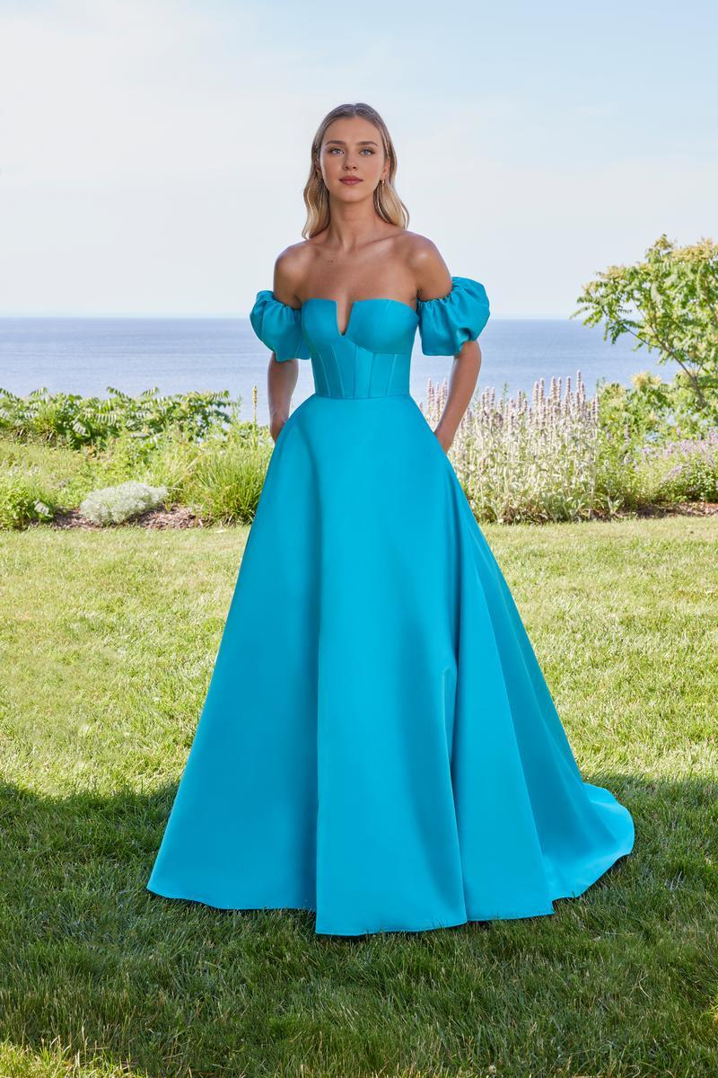 Formal Wear Dresses Fuchsia A-line Strapless Prom Dress Off-the-Shoulder Floor Length With Slit And Sleeves  Prom Dress Prom Dresses Stores