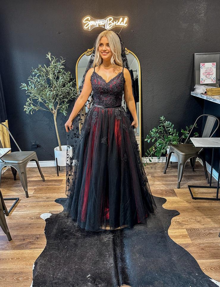 Vestido formal Weitese para mujer, corte A, princesa, vestido de novia, tirantes finos, largo hasta el suelo, tul, escote en V, cola, vestido de fiesta, tienda de vestidos de graduación. 