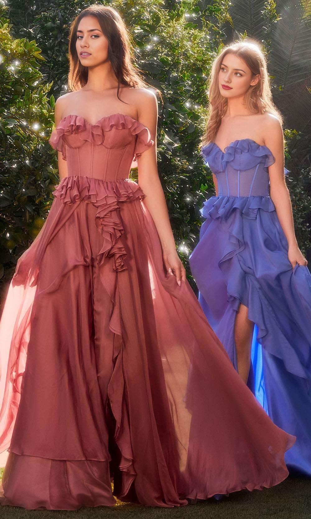 Robes de soirée pour femmes, coupe trapèze/princesse, à volants, décolleté en cœur, longueur au sol, avec fente, robes de bal, boutiques de robes de bal 