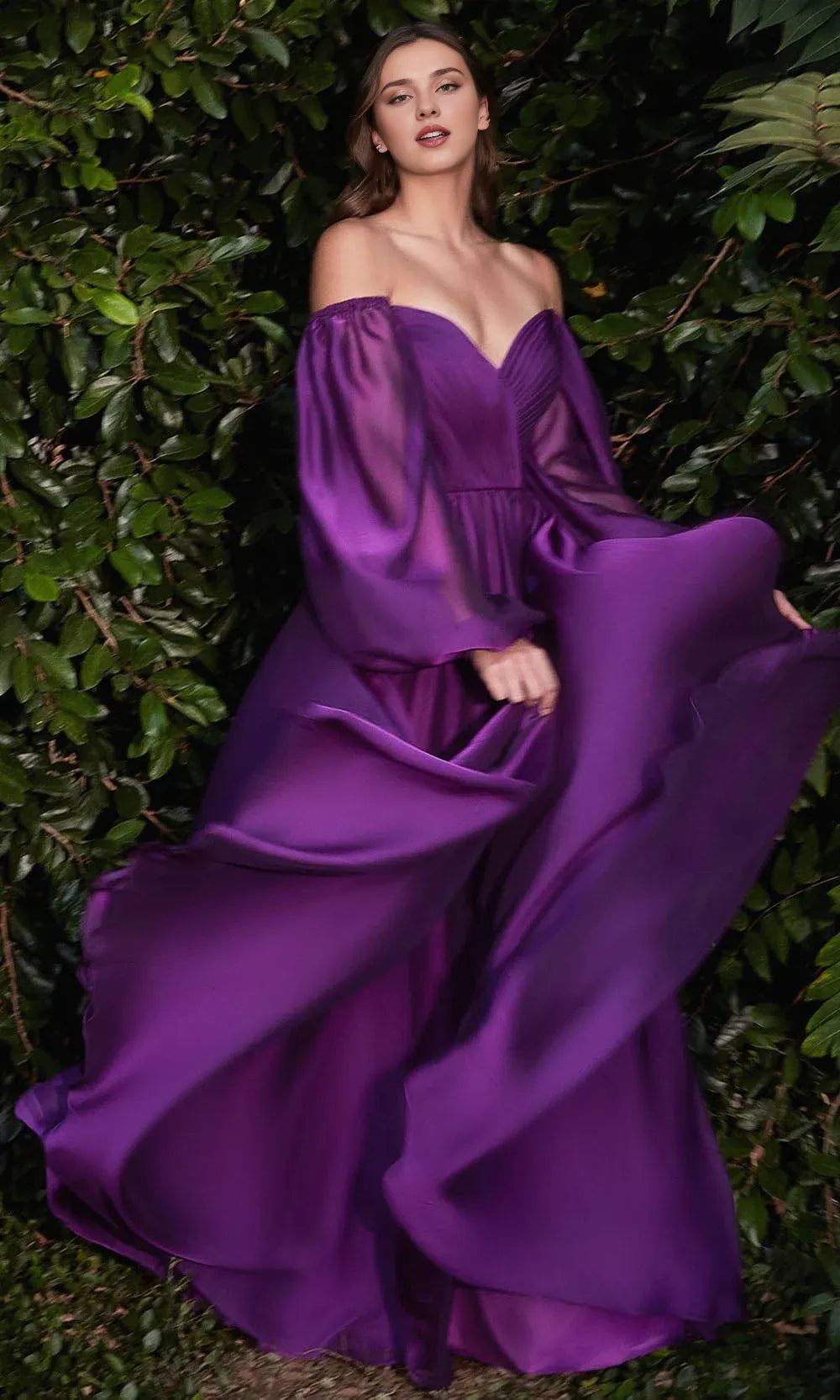 Robes de soirée pour femmes, coupe trapèze/princesse, manches longues, col en cœur, longueur au sol, robes de bal. Boutiques de robes de bal 