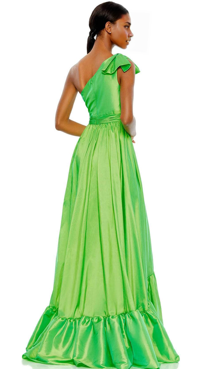 Formal Women's Dresses Asymmetrical One Sleeve Long Slit High-Low Hem Prom Dress Store